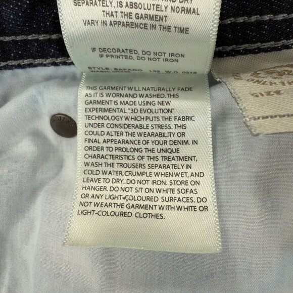 Diesel Safado Slim Straight Denim Jeans Men’s Size 30x32 Made in USA - Picture 12 of 12